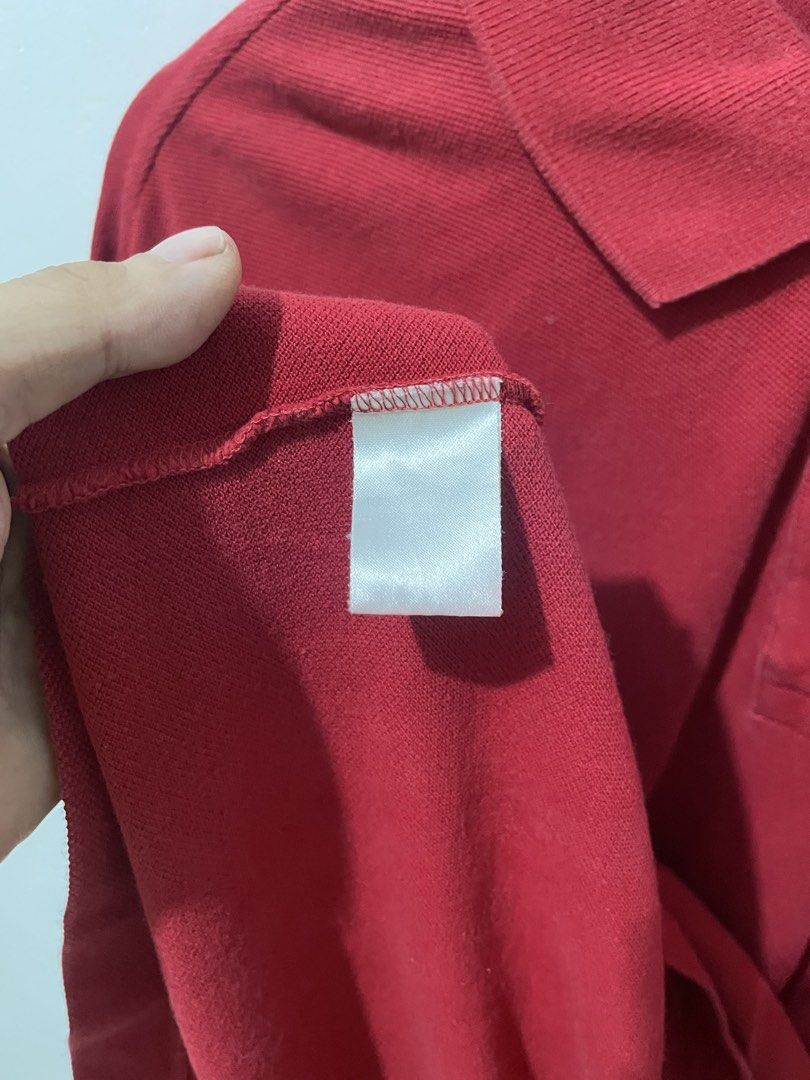 Lacoste Red Polo Shirt Size 6 (Category: Tshirts & Polo Shirts ) located in Roxas City. Submitted by thrift_by_tons (Listing ID 1463892657, Image 3). Description: LACOSTE POLO SHIRT Dimes: Width: 24 Length: 29 Back: 30.5 Price: 350 + sf 📍Roxas City, Capiz 5800 🔫 Payment via Gcash 🔫Payment First Policy .