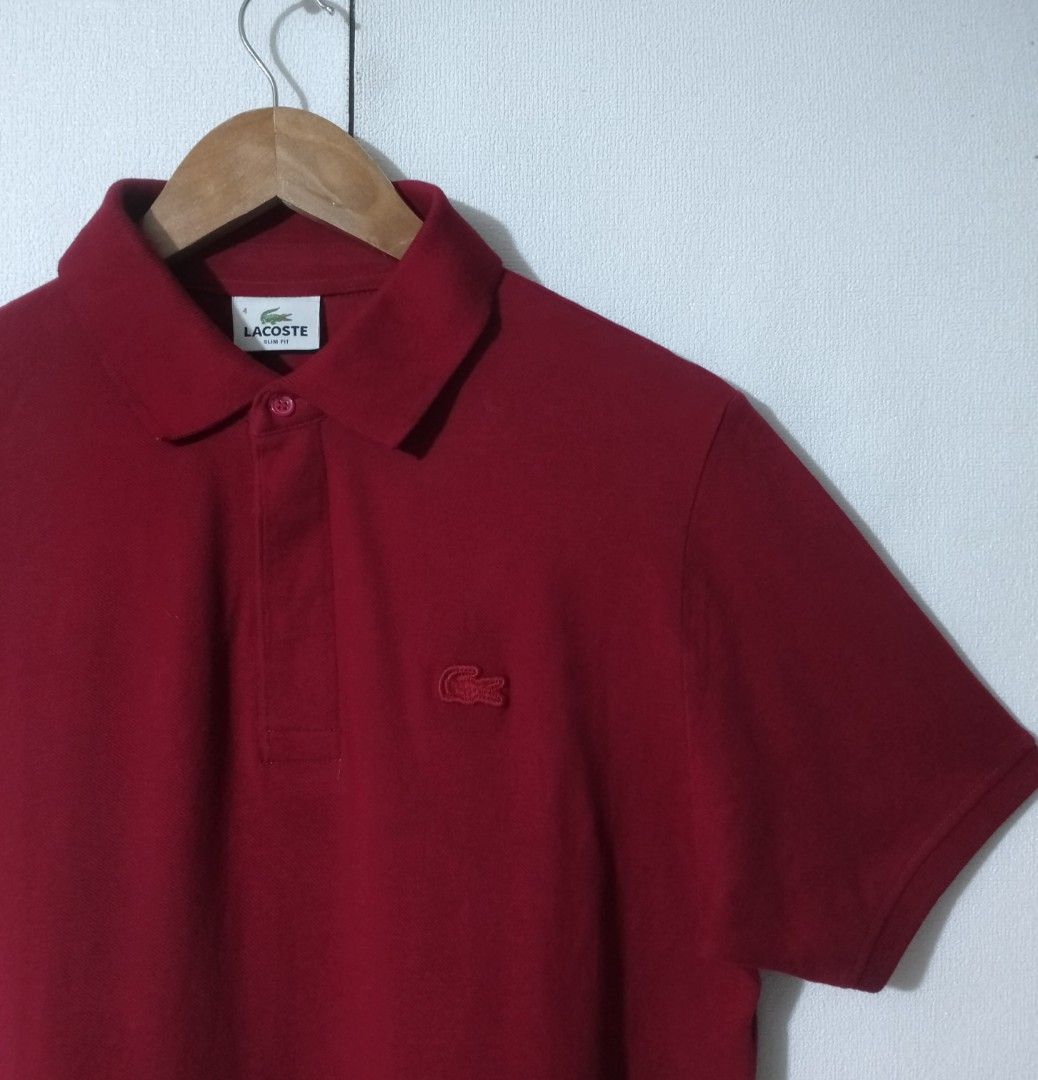 Lacoste (slimfit) (Category: Blouses) located in Iligan City. Submitted by jh_pr0 (Listing ID 1463845945, Image 3). Description: Lacoste (slimfit) Good as new 20x29 10/10 no issue 1k+sf.