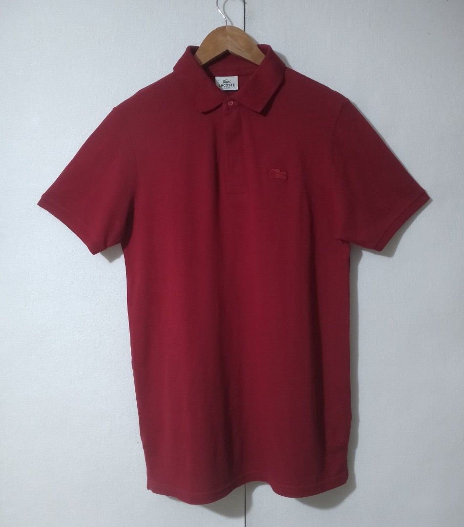 Lacoste (slimfit) (Category: Blouses) located in Iligan City. Submitted by jh_pr0 (Listing ID 1463845945, Image 1). Description: Lacoste (slimfit) Good as new 20x29 10/10 no issue 1k+sf.
