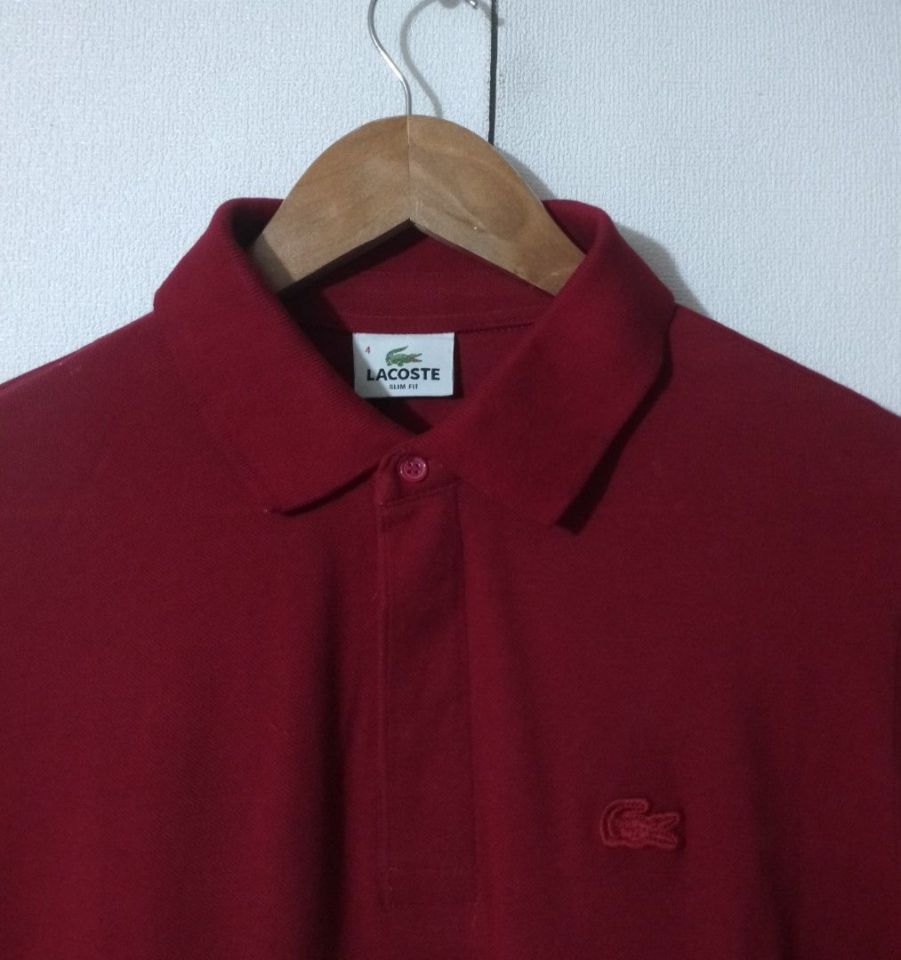 Lacoste (slimfit) (Category: Blouses) located in Iligan City. Submitted by jh_pr0 (Listing ID 1463845945, Image 2). Description: Lacoste (slimfit) Good as new 20x29 10/10 no issue 1k+sf.