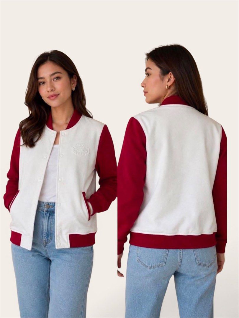 lacoste Varsity jacket (Category: Coats, Jackets and Outerwear) located in General Santos City (Dadiangas). Submitted by amara_preloved (Listing ID 1463866840, Image 3). Description: lacoste fit up to medium.