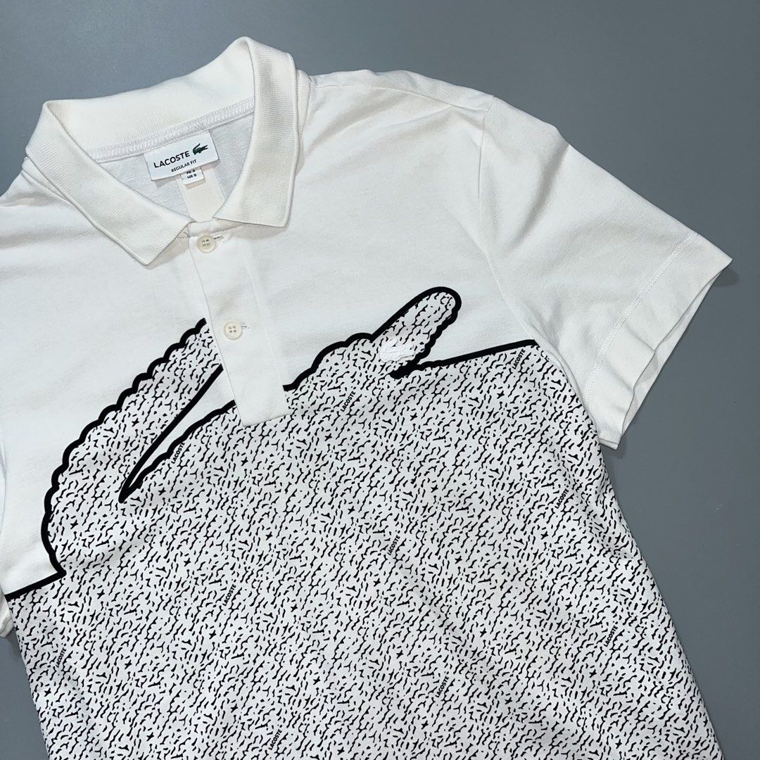 Lacoste White Polo shirt (Category: Tshirts & Polo Shirts ) located in Angeles City. Submitted by jthrifted.clothes (Listing ID 1463877160, Image 2). Description: Lacoste White Polo shirt Small 19x26-27 Good condition Color rate 9.5/10 No flaw .