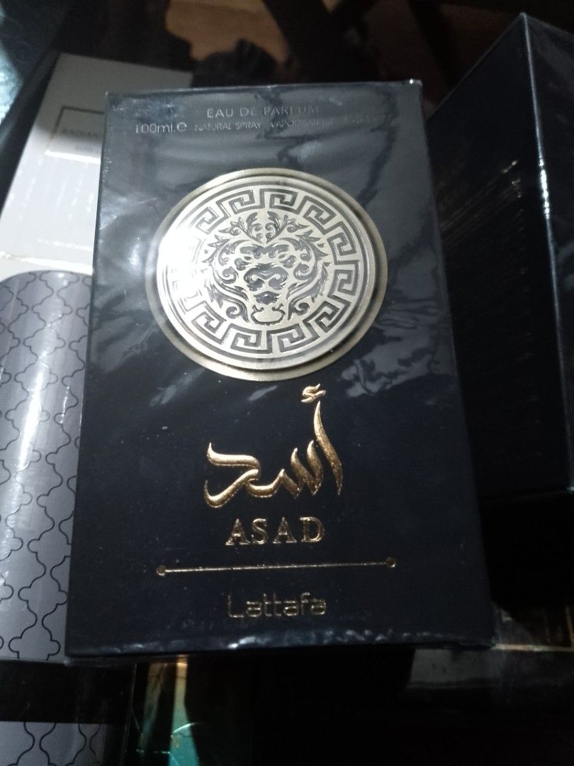 Lattafa Asad Eau De Parfum (Category: Fragrance & Deodorants) located in Manila. Submitted by tebbys (Listing ID 1463875739, Image 1). Description: 100ml Brand New Sealed.