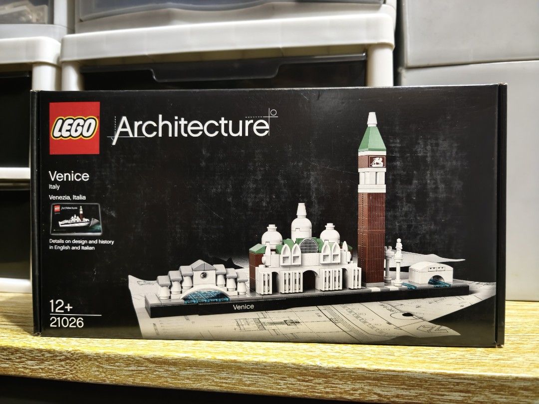 LEGO Architecture (21026) Venice (Category: Lego & Building Sets) located in Pasig City. Submitted by bricksandbits.ph (Listing ID 1463772665, Image 1). Description: Brand new. Sealed. Box condition as is. Payment via Gcash or BPI. Shipping c/o buyer. Item is located in Pasig. PM for other inquiries.