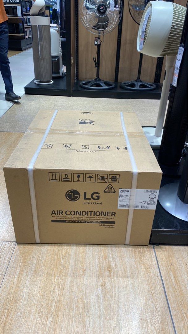 LG Air Conditioner - Dual Inverter Window Type (Category: Air Conditioning and Heating) located in Manila. Submitted by dearcookiejar (Listing ID 1463932379, Image 2). Description: LG 0.8HP Window-Type Dual Inverter Aircon Brand new and factory sealed. Never opened or used. Model: LG LA080GC2 With original receipt from SM Appliance Center Price: ₱20,000, negotiable RS: Di pala pwede sa apt yung window type Free delivery within Bulacan and Metro M