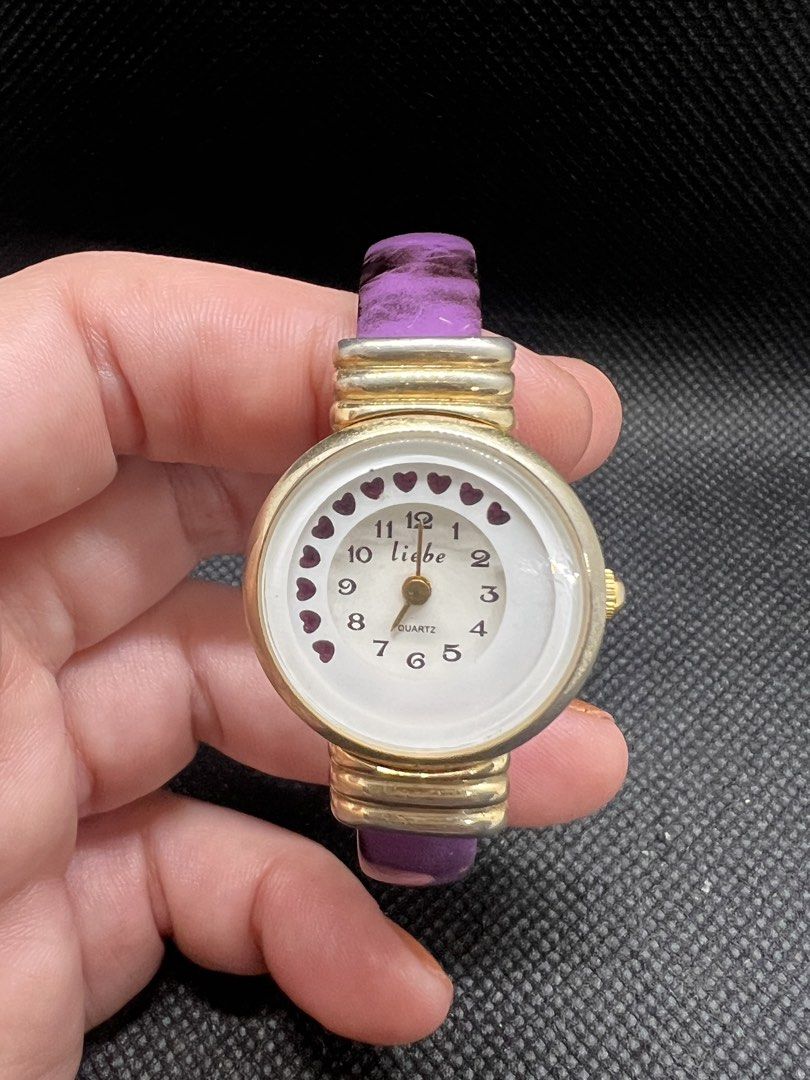 Liebe Japan Bangle Quartz ladies watch (Category: Women's Watches) located in Pasig City. Submitted by lailahbeauty (Listing ID 1463863952, Image 2). Description: For sale onhand Liebe Japan Bangle Quartz ladies Watch. The seconds is the one with the heart. Original Preloved watch direct from Japan. Working product. For more details you can contact me directly for fast transaction. Buy now! I can shipping nationwide! - Cute Liebe quartz watch - W