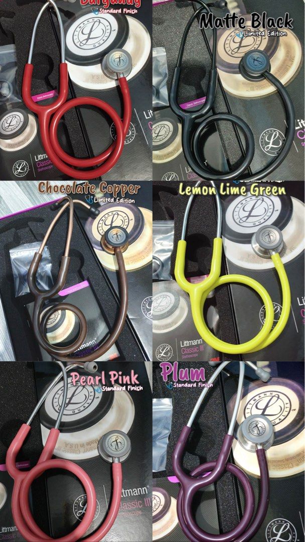 Littmann Classic III (Category: Looking For) located in Manila. Submitted by anyadncl (Listing ID 1463846453, Image 1). Description: LITTMANN CLASSIC III 🩺 * Standard * Limited Edition • Brand New • 101% Authentic • Made in Usa • Dual single piece tunable diaphragms • Versatile adult and pediatric two sided chestpiece • Pediatric side converts to open bell • 27 inches / 69cm • 5yrs warranty on Littmann • Searchable warranty code engrave on the s