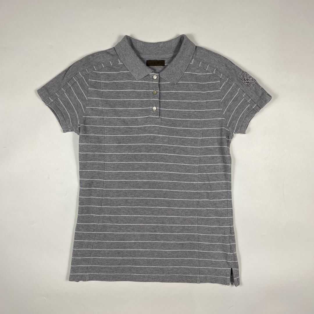 Loewe - Embroidered Logo Polo Shirt (Category: Shirts) located in Iloilo. Submitted by s3condh4nd. (Listing ID 1463892446, Image 1). Description: Tagged Size : Large Condition : 10/10 Dimensions Width - 17 Length - 24.5 Shoulder - 14 Sleeve - 6 Condition : This item is used , Please don’t expect if it is like brand new. Measured : Laid Flat by Inches Payment : GO TYME / BPI.