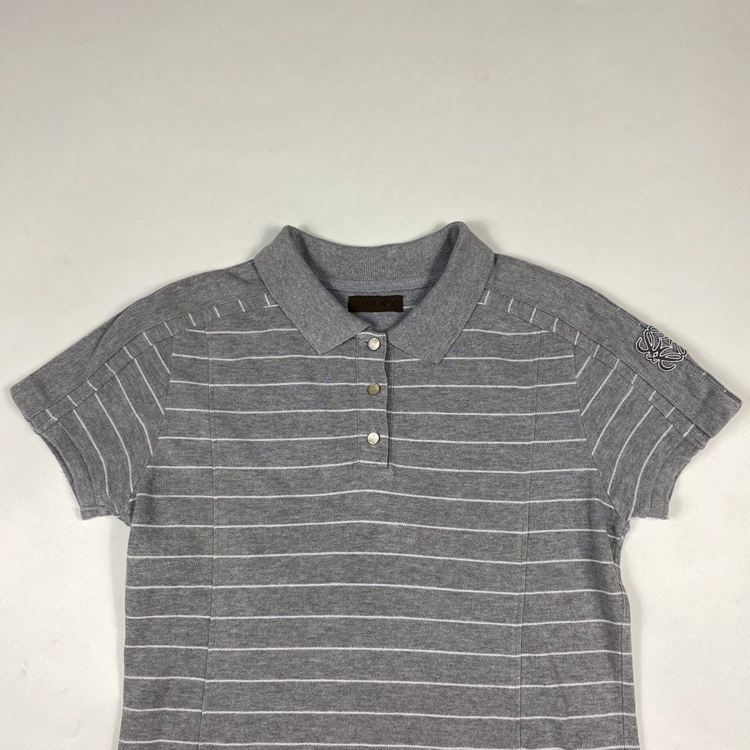 Loewe - Embroidered Logo Polo Shirt (Category: Shirts) located in Iloilo. Submitted by s3condh4nd. (Listing ID 1463892446, Image 3). Description: Tagged Size : Large Condition : 10/10 Dimensions Width - 17 Length - 24.5 Shoulder - 14 Sleeve - 6 Condition : This item is used , Please don’t expect if it is like brand new. Measured : Laid Flat by Inches Payment : GO TYME / BPI.