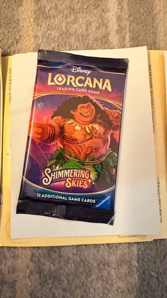 Disney Lorcana Trading Card Game (Category: Card Packs) located in San Fernando. Submitted by jazzclosetest2018 (Listing ID 1463853790, Image 2). Description: Baka po may looking/buying ng ganito? Galing kami ng hongkong disneyland last Sep. 07, 2026 kasama sa tickets namin binigay yan kung may interesado PM/DM lang from San Fernando, Pampanga location ko. Thank You😊 Price: 1499 + SF (ASPACK DEAL) 🔴DisneyLorcana Trading Card Game🔴 *Complete & 