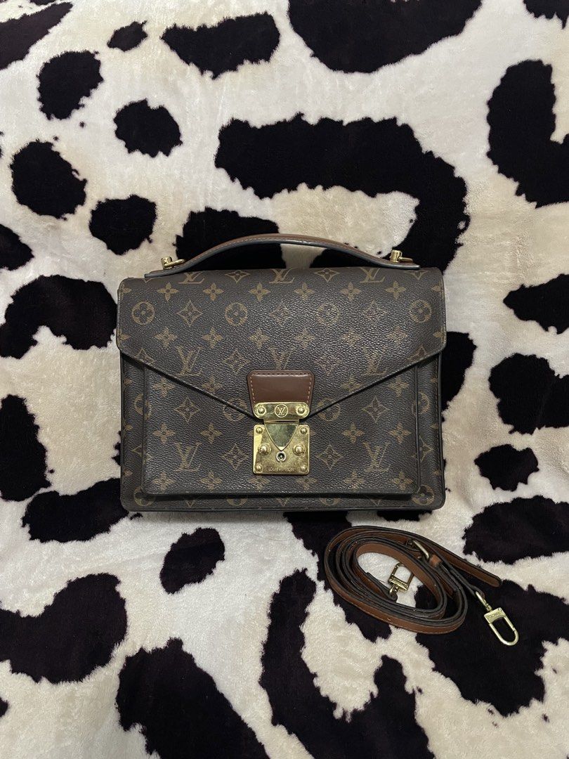 Louis Vuitton Monogram Canvas Shoulder Bag (Category: Luxury Bags & Wallets) located in Cagayan de Oro. Submitted by luxieebags (Listing ID 1463928665, Image 1). Description: - Classic Louis Vuitton monogram shoulder bag - Iconic LV print - Gold-tone hardware - Detachable leather strap for versatile wear - Secure flap closure - Timeless piece for any collection.