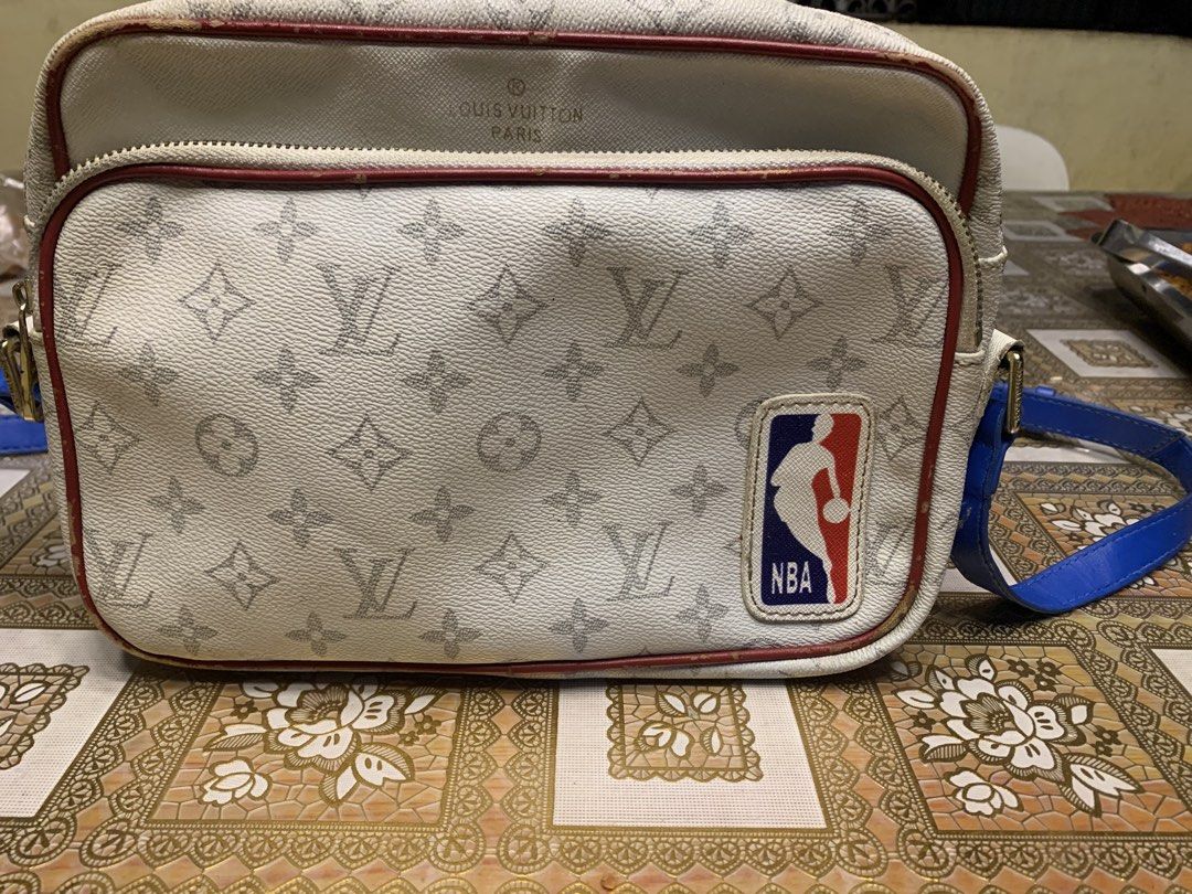 Louis Vuitton Paris X NBA (Category: Luxury Bags & Wallets) located in Iloilo. Submitted by oddymer (Listing ID 1463900675, Image 1). Description: Items is thrifted but not sure if authentic but still useable Good for restored and use for mens and womens .
