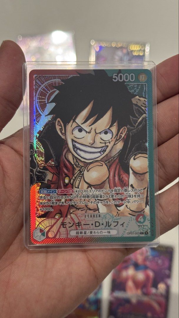 Luffy leader Op01 (Category: Raw Singles) located in Manila. Submitted by oneboxdaily (Listing ID 1463788175, Image 1). Description: 10k obo.
