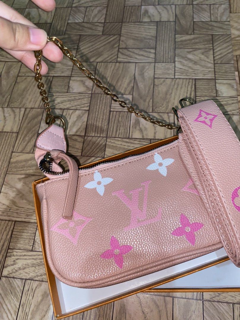 LV Pink Shoulder Bag (Category: Shoulder Bags) located in Quezon City. Submitted by lovedbytali (Listing ID 1463889425, Image 3). Description: used once complete inclusions.