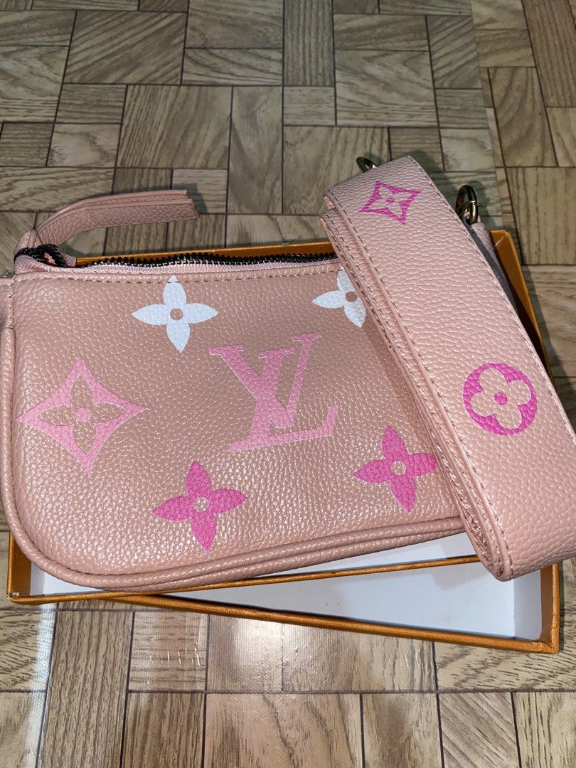 LV Pink Shoulder Bag (Category: Shoulder Bags) located in Quezon City. Submitted by lovedbytali (Listing ID 1463889425, Image 2). Description: used once complete inclusions.