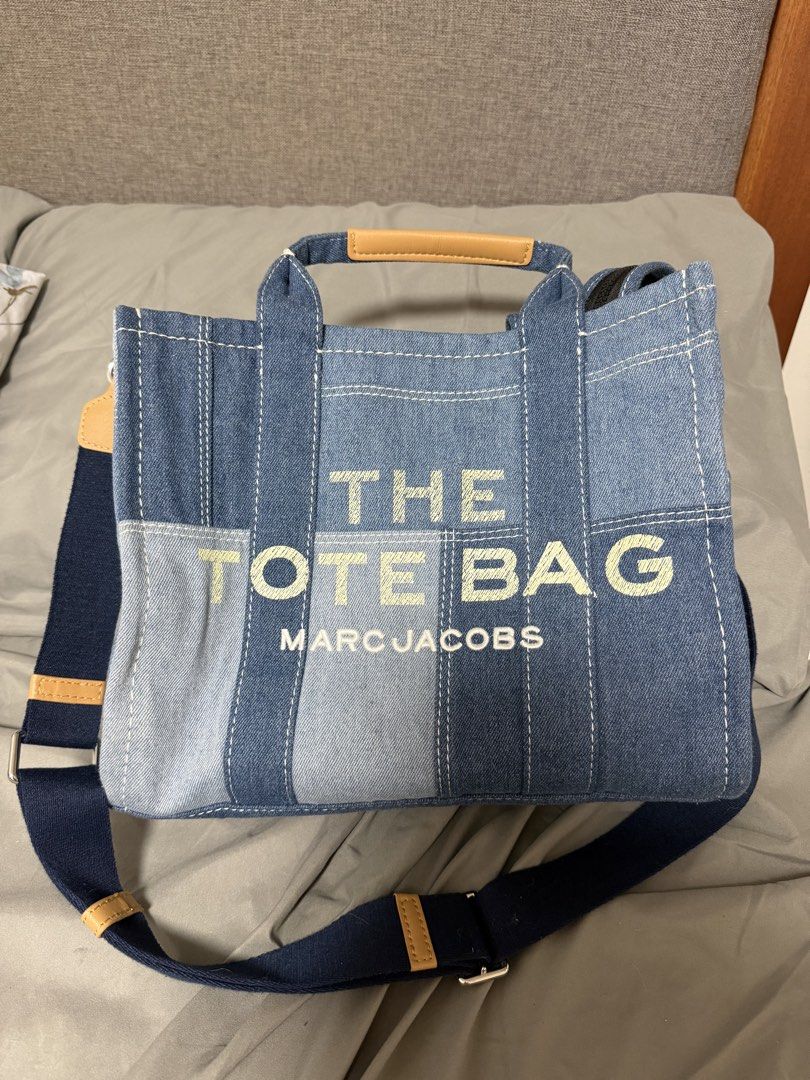 Marc Jacobs The Tote Bag Denim Patchwork (Category: Tote Bags) located in Marilao. Submitted by wantmyprelovedthings (Listing ID 1463860601, Image 1). Description: As good as new Preloved Pasabuy from my tita in USA No haggle na po. Last price na sa 8k.