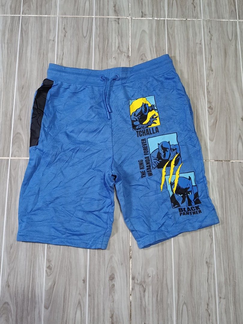 MARVEL BLACK PANTHER SWEAT SHORT (freeshipping) (Category: Shorts) located in Quezon City. Submitted by gyl-stop (Listing ID 1463878625, Image 1). Description: free shipping 26-30 x 18 excellent condi cr: 9.8/10 issue: none.