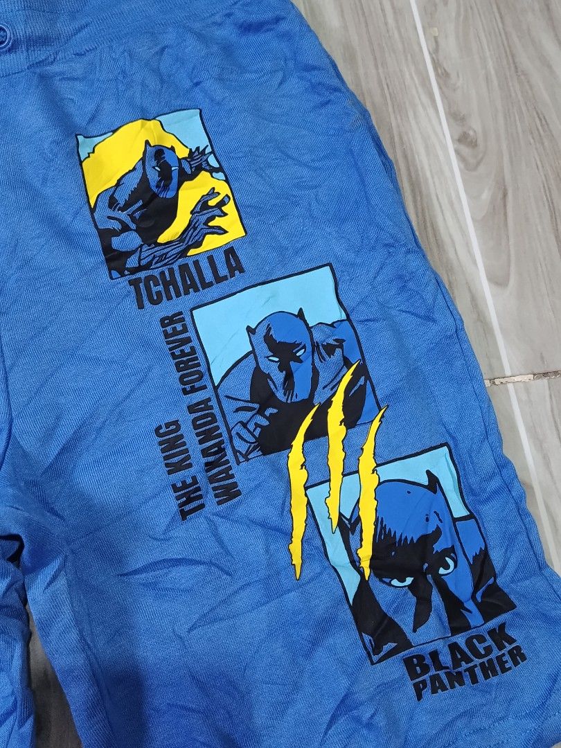 MARVEL BLACK PANTHER SWEAT SHORT (freeshipping) (Category: Shorts) located in Quezon City. Submitted by gyl-stop (Listing ID 1463878625, Image 3). Description: free shipping 26-30 x 18 excellent condi cr: 9.8/10 issue: none.