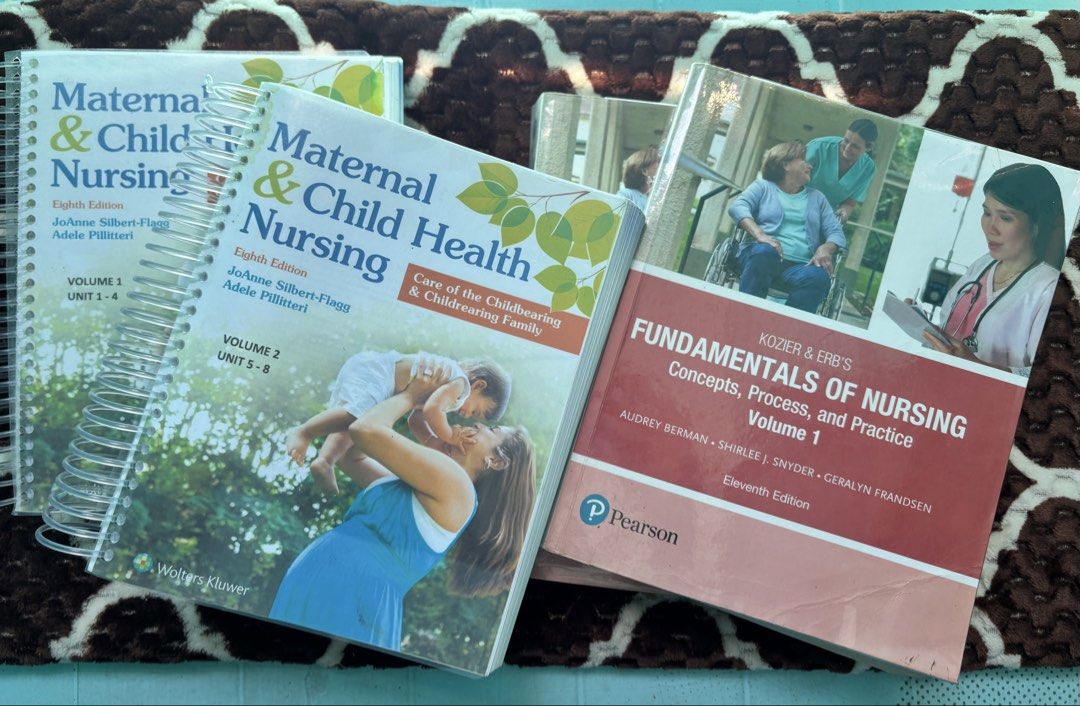 Maternal and Child Nursing 8th ed (Category: Assessment Books) located in Pasay City. Submitted by cheesecates (Listing ID 1463766546, Image 2). Description: Maternal and Child Nursing 8th edition Volume 1 and 2 Coil bind - Ipad size Original Price: 1900 Selling price: 1000 Fundamentals of Nursing Volume 1 and 2 Original Price: 2790 Selling Price: 1190 Bundle: Maternal and Child Nursing 8th ed Fundamentals pf Nursing 11th ed Health Assessment 6th