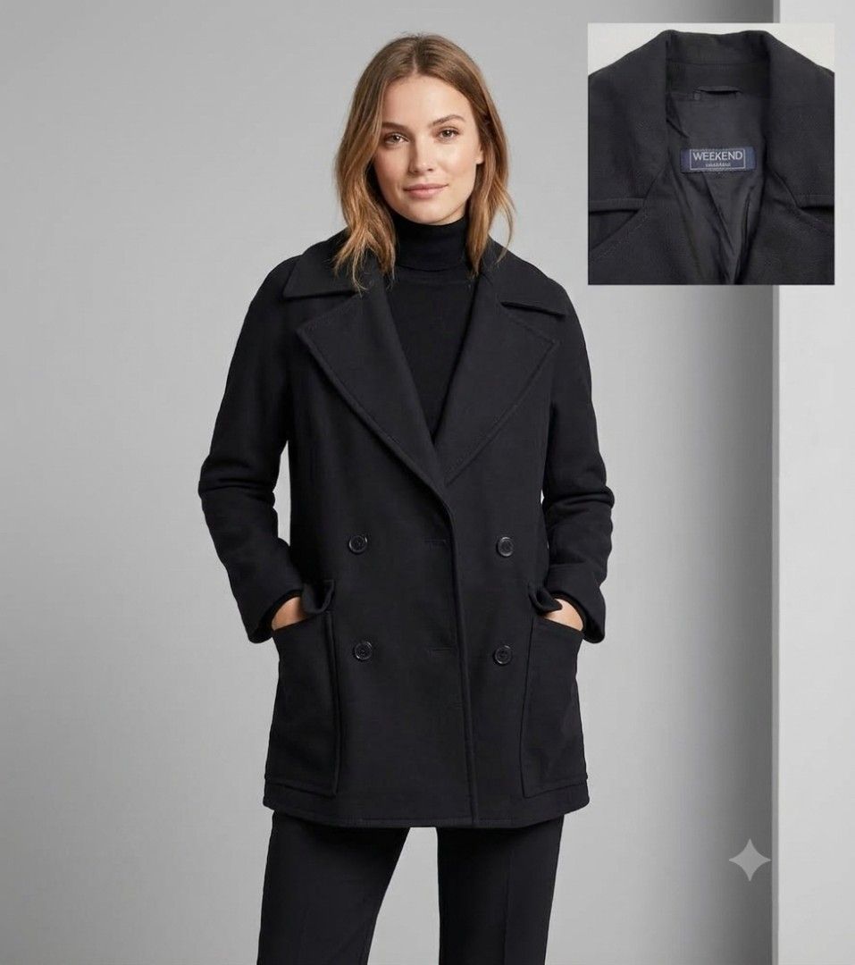 Maxmara double breasted (Italy made)thick cloth (Category: Coats, Jackets and Outerwear) located in Baguio. Submitted by archival_thrifted.ph. (Listing ID 1463772920, Image 2). Description: FOR SALE‼️ .MAXMARA DOUBLE BREASTED .MADE IN ITALY 🇮🇹 .EXCELLENT CONDITION .BEST FIT LARGE .PHP 2500 PLUS SF .COURIER J&T .MOP GCASH .❌❌ COP/COD .BAGUIO AREA .DM FOR SURE BUYER TY.