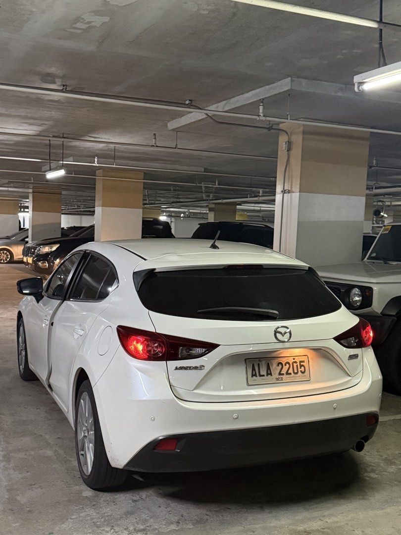 Mazda 3 1.5 Hatchback Standard (A) (Category: Used Cars) located in Quezon City. Submitted by tmoe_ (Listing ID 1463794934, Image 1). Description: FOR SALE: 2015 Mazda 3 Hatchback SkyActiv (Automatic) - Original 62,xxx KM Low Mileage - Pristine, fresh interior condition - Paddle Shift +- - Newly registered - No underchassis issues or kalampag - Dunlop thick tires - Fresh original paint (Snowflake white pearl) - Complete legal documents, ready for