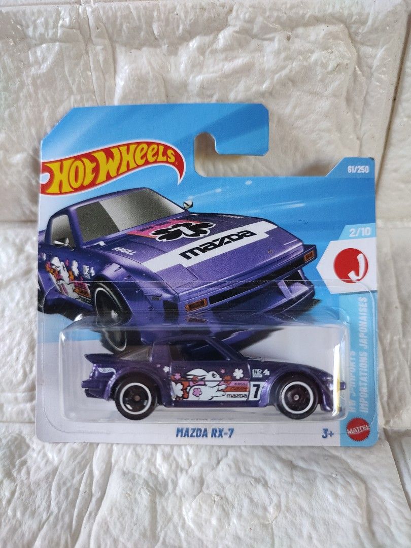 Mazda RX - 7 (Category: Vehicle & Diecast Models) located in Narvacan. Submitted by jigger85 (Listing ID 1463744815, Image 1). Description: short card/euro card bought in UK loc. ilocos sur can ship thru JNT OR LBC.