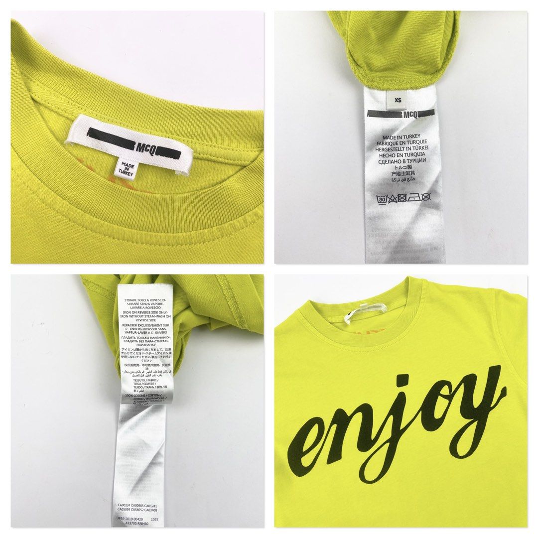 MCQ (Category: Tshirts & Polo Shirts ) located in Manila. Submitted by draftdrops (Listing ID 1463787175, Image 3). Description: Back and front printed design and excellent condition Width :17 Length :21.5 Size:medium (Womens).