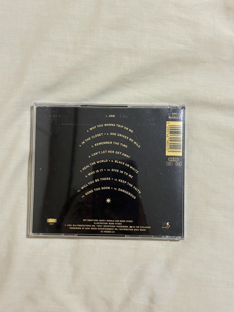 Michael Jackson Dangerous album (Category: CDs & DVDs) located in Angeles City. Submitted by lumiho.ph (Listing ID 1463880497, Image 3). Description: FOR SALE! Michael Jackson Dangerous Album for P500! PM if interested!.