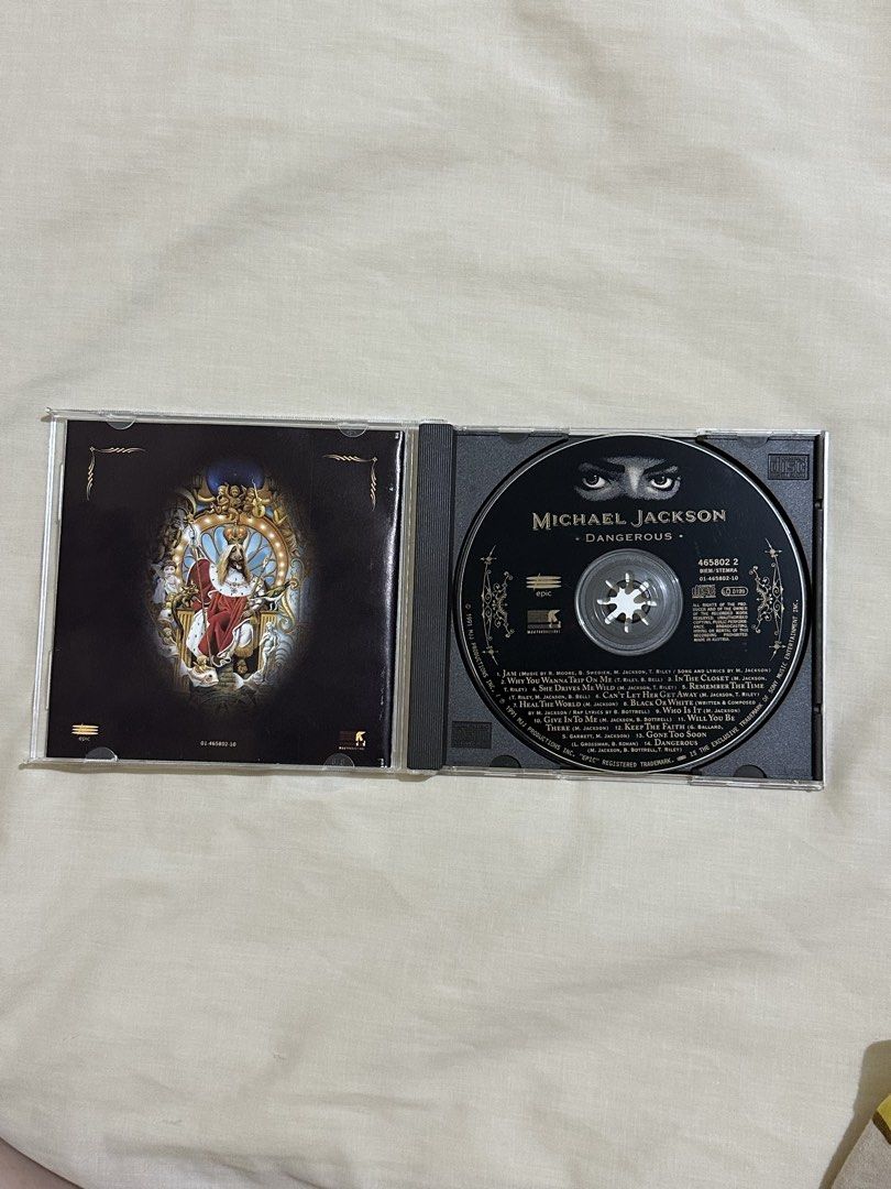 Michael Jackson Dangerous album (Category: CDs & DVDs) located in Angeles City. Submitted by lumiho.ph (Listing ID 1463880497, Image 2). Description: FOR SALE! Michael Jackson Dangerous Album for P500! PM if interested!.