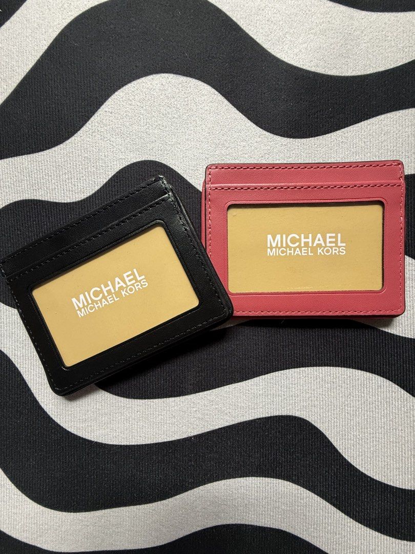 Michael Kors Jet Set Cardholder (Category: Wallets & Card holders) located in Baguio. Submitted by mooi.kuryba (Listing ID 1463906608, Image 3). Description: MK Jet Set Card Holder 🪪 Brand New | Original L 8 cm x W 10.5 cm 📏 5 card/ID slot/holder 1 pc berry sorbet 💕 1 pc black 🖤 @1,250 PHP each Message us for orders! 📲 #michaelkors #cardholder #mooikuryba.