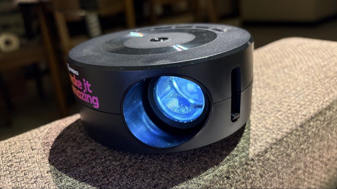 Mini LED Projector with USB and Wire Mirroring (Category: Projectors) located in Manila. Submitted by tsukkisell (Listing ID 1463929861, Image 1). Description: Only used for testing - tried YouTube, TikTok and mirroring. Comes with complete box and inclusions. - Compact Mini LED Projector - Projects a large screen - Built-in loudspeaker - Supports USB 2.0 - Wire mirroring function included - Ideal for movie nights and presentations - Comes with p