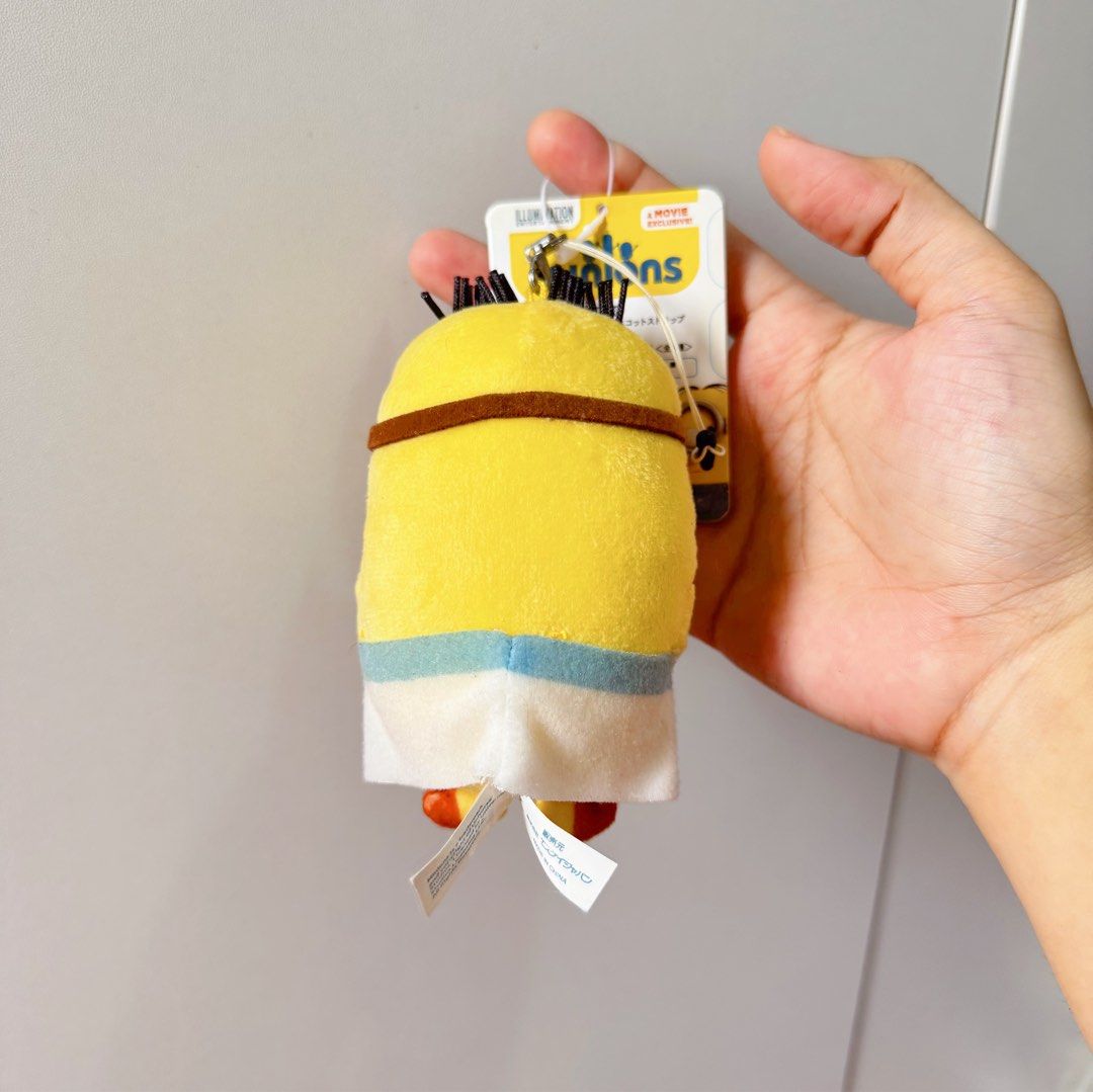 Minion Despicable Me “Stuart” Charm Plush with Papertag (Category: Plushies & Soft Toys) located in Manila. Submitted by ashyyel_ (Listing ID 1463919562, Image 2). Description: .