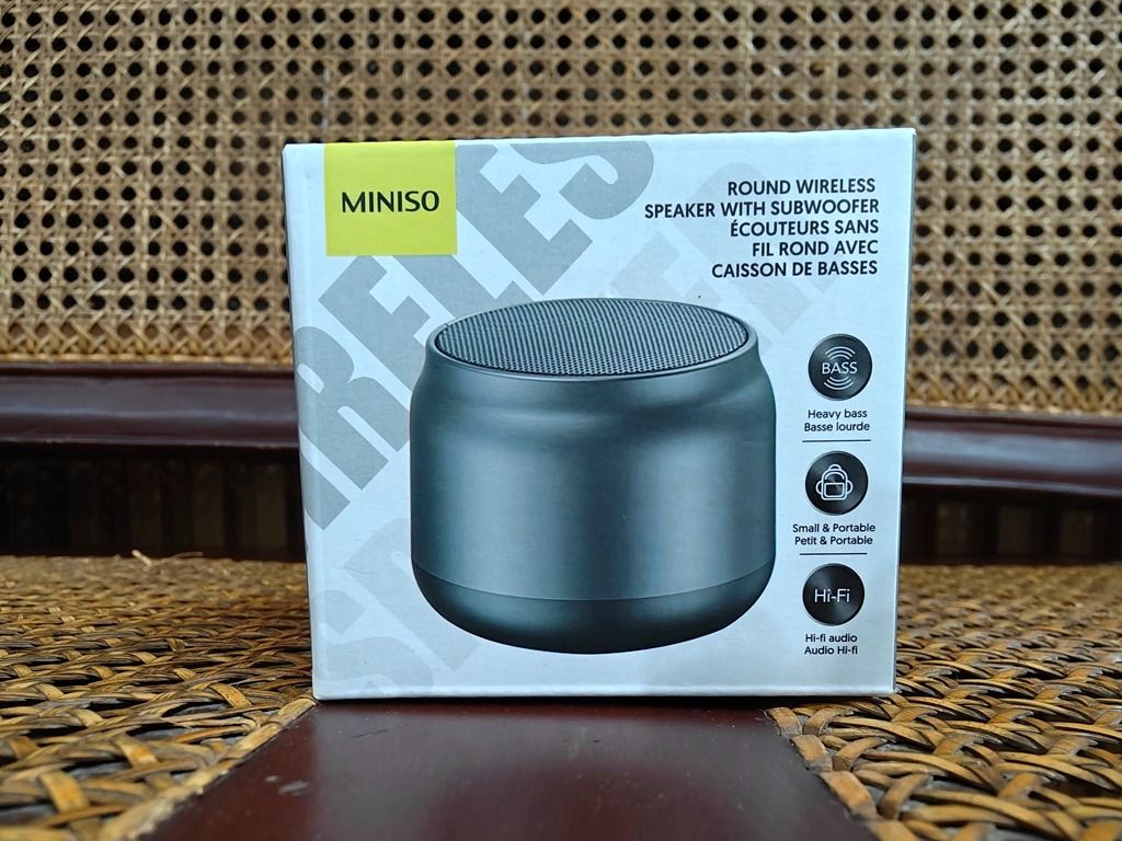 Miniso Round Wireless Speaker With Subwoofer (Category: Soundbars, Speakers & Amplifiers) located in Las Pinas. Submitted by ricns (Listing ID 1463871283, Image 1). Description: Please Read The Entire Ads Before Inquiring Pakibasa Muna Ang Buong Patalastas Bago Mag Tanong Price : - 450 Pesos ( Fix ) Payment Thru : - Cash, BDO, BPI, RCBC, Security Bank, CIMB, UNO Bank, GCash Or Paymaya Miniso Round Wireless Speaker With Subwoofer - With Subwoofer 
