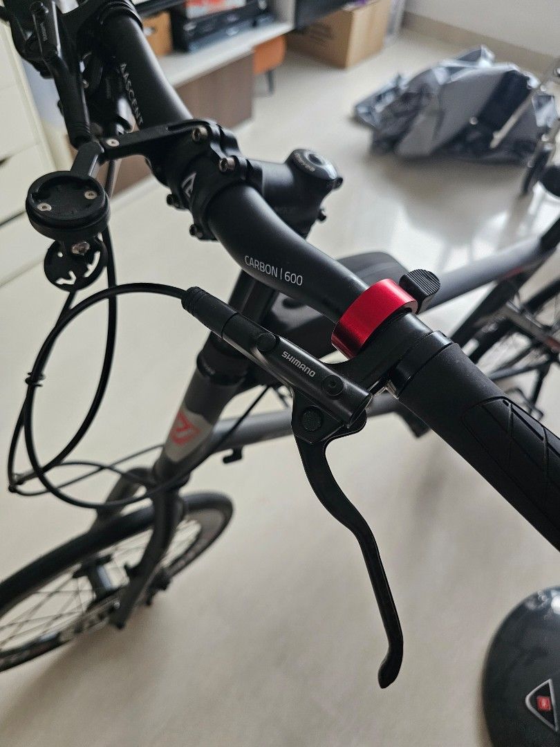 Mini Velo Java (Category: Bicycles) located in Singapore. Submitted by blavod1979 (Listing ID 1463836723, Image 4). Description: Selling the above flat bar minivelo. Setup this minivelo for my daughter end up she just rode once! So decided to sell off make space. Most of the parts are almost new. 1. 20 inch litepro wheels 2. Shimano 11speed shifter 3. 105 RD 4. Shimano Ultegra 11speed cassette. 5. Litepro crankset. 6. Shimano hydraulic brakes Do 