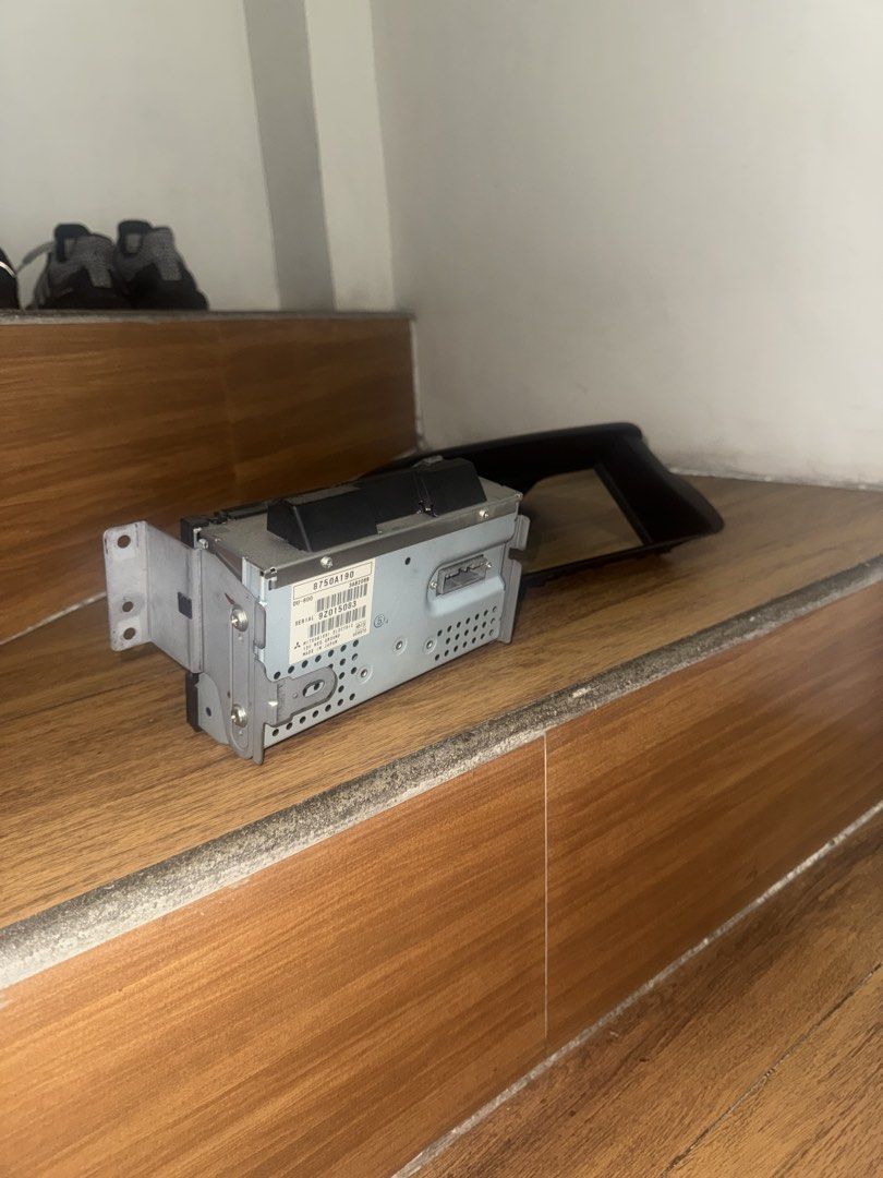 Mitsubishi Car Stereo Display Unit B750A190 (Category: Soundbars, Speakers & Amplifiers) located in Manila. Submitted by papichinito (Listing ID 1463922039, Image 3). Description: - Car stereo display unit - Model: B750A190 - Includes surrounding trim piece - Removed from a working car - RFS UPGRADE - Please check photos for condition and compatibility.