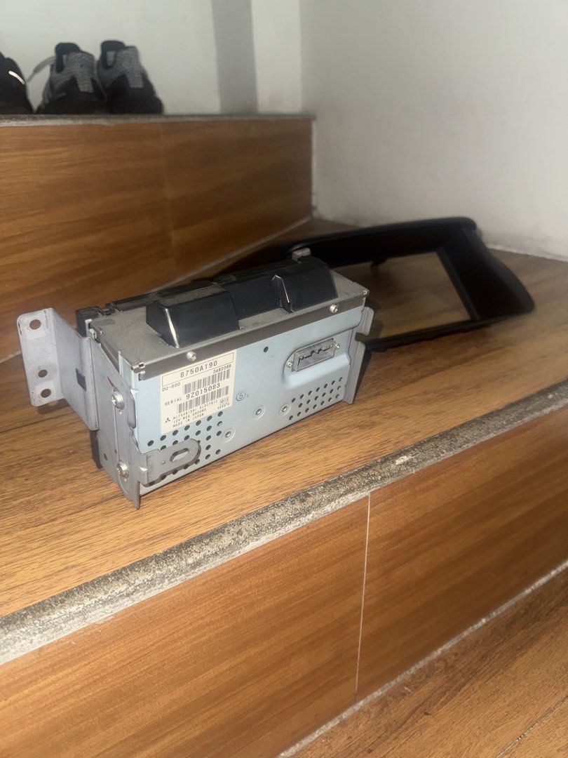 Mitsubishi Car Stereo Display Unit B750A190 (Category: Soundbars, Speakers & Amplifiers) located in Manila. Submitted by papichinito (Listing ID 1463922039, Image 2). Description: - Car stereo display unit - Model: B750A190 - Includes surrounding trim piece - Removed from a working car - RFS UPGRADE - Please check photos for condition and compatibility.