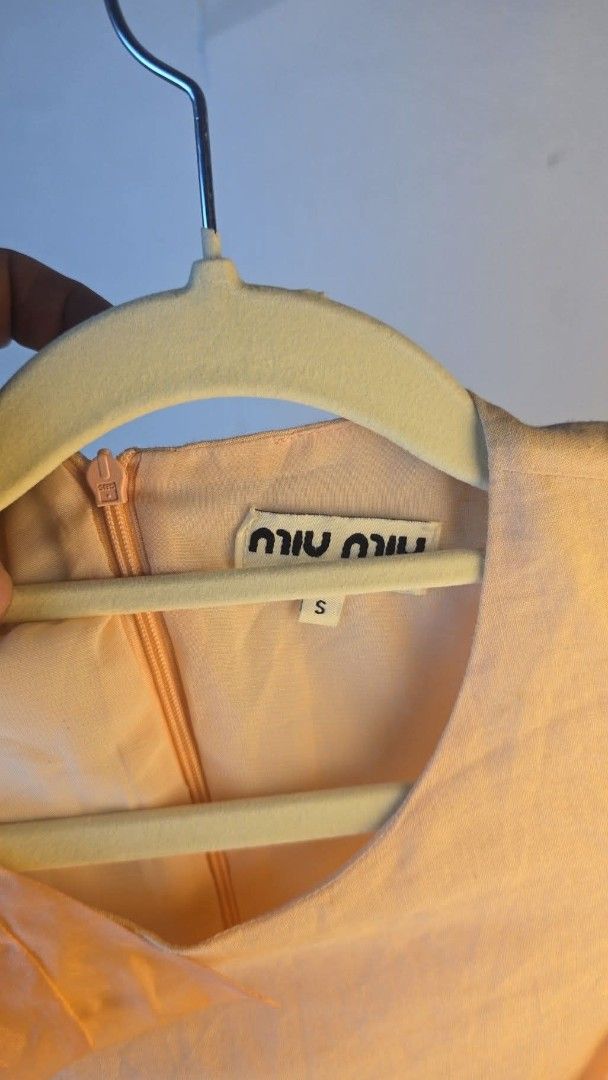 Miu Miu Pink Dress Size S (Category: Dresses) located in Pasig City. Submitted by dertah (Listing ID 1463753012, Image 2). Description: - Adorable pink Miu Miu dress - Size: Small (S) - Unique fabric and zipper details on front and sleeves - Flattering babydoll silhouette - Versatile for casual outings or dressing up -Vintage Elegant and Classy -Good As New -100% Japan -100% Authentic -LC all you can VC all you want.