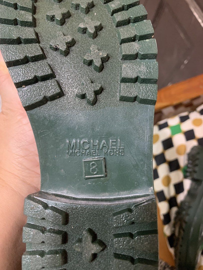 MK rain boots (Category: Activewear) located in General Trias. Submitted by vpshoppe (Listing ID 1463931546, Image 3). Description: MK rain boots very good condition almost brandnew ndi nagamit size 8.