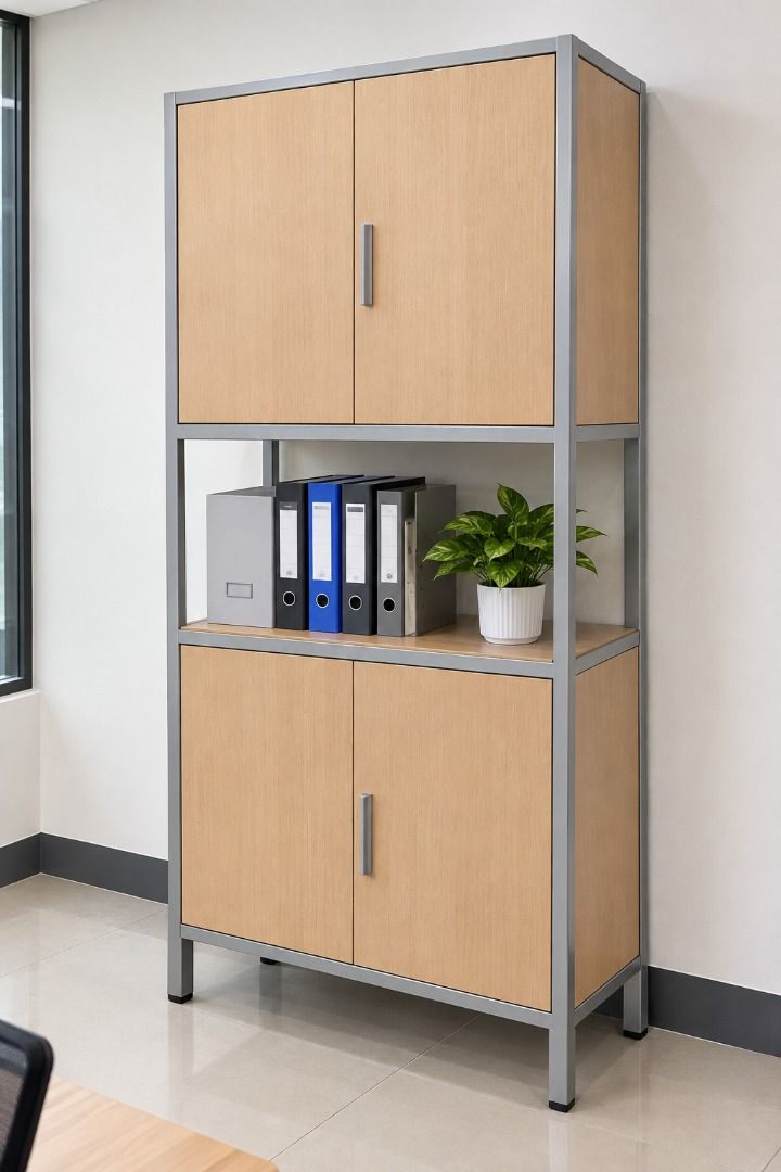 MODULAR CABINET MARINE LAMINATED MATERIAL WITH METAL FRAME (Category: Shelves, Cabinets & Racks) located in Caloocan City. Submitted by wincollins34516 (Listing ID 1463788094, Image 2). Description: Upgrade your office with our high-quality, made-to-order office furniture designed to match your preferred style, space, and requirements. 🏢 Whether you're furnishing a new office or renovating your workspace, WINCOLLINS FURNITURE ENTERPRISE provides