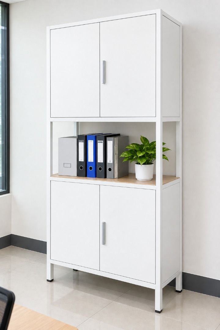MODULAR CABINET MARINE LAMINATED MATERIAL WITH METAL FRAME (Category: Shelves, Cabinets & Racks) located in Caloocan City. Submitted by wincollins34516 (Listing ID 1463788094, Image 3). Description: Upgrade your office with our high-quality, made-to-order office furniture designed to match your preferred style, space, and requirements. 🏢 Whether you're furnishing a new office or renovating your workspace, WINCOLLINS FURNITURE ENTERPRISE provides