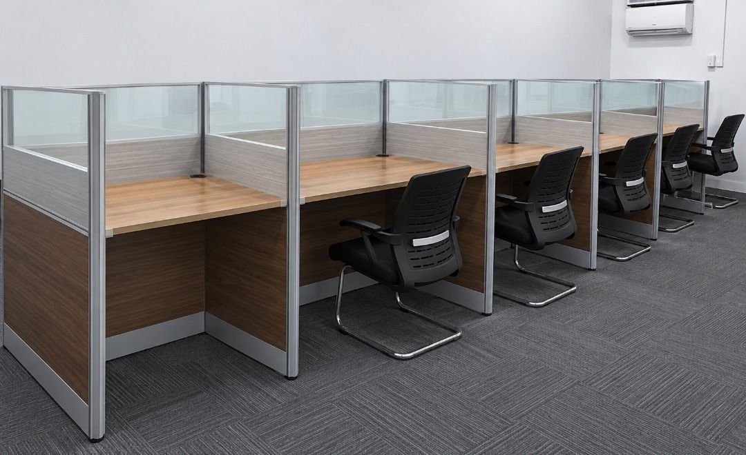 MODULAR WORKSTATION CUBICLES OFFICE PARTITION - WORK TABLE PARTITION (Category: Office Furniture & Fixtures) located in Caloocan City. Submitted by wincollins34516 (Listing ID 1463787503, Image 1). Description: Upgrade your office with our high-quality, made-to-order office furniture designed to match your preferred style, space, and requirements. 🏢 Whether you're furnishing a new office or renovating your workspace, WINCOLLINS FURNITURE ENTERPR