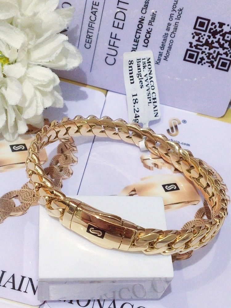 monaco bangles 18k gold (Category: Bracelets) located in Manila. Submitted by primejewelry (Listing ID 1463755528, Image 2). Description: .