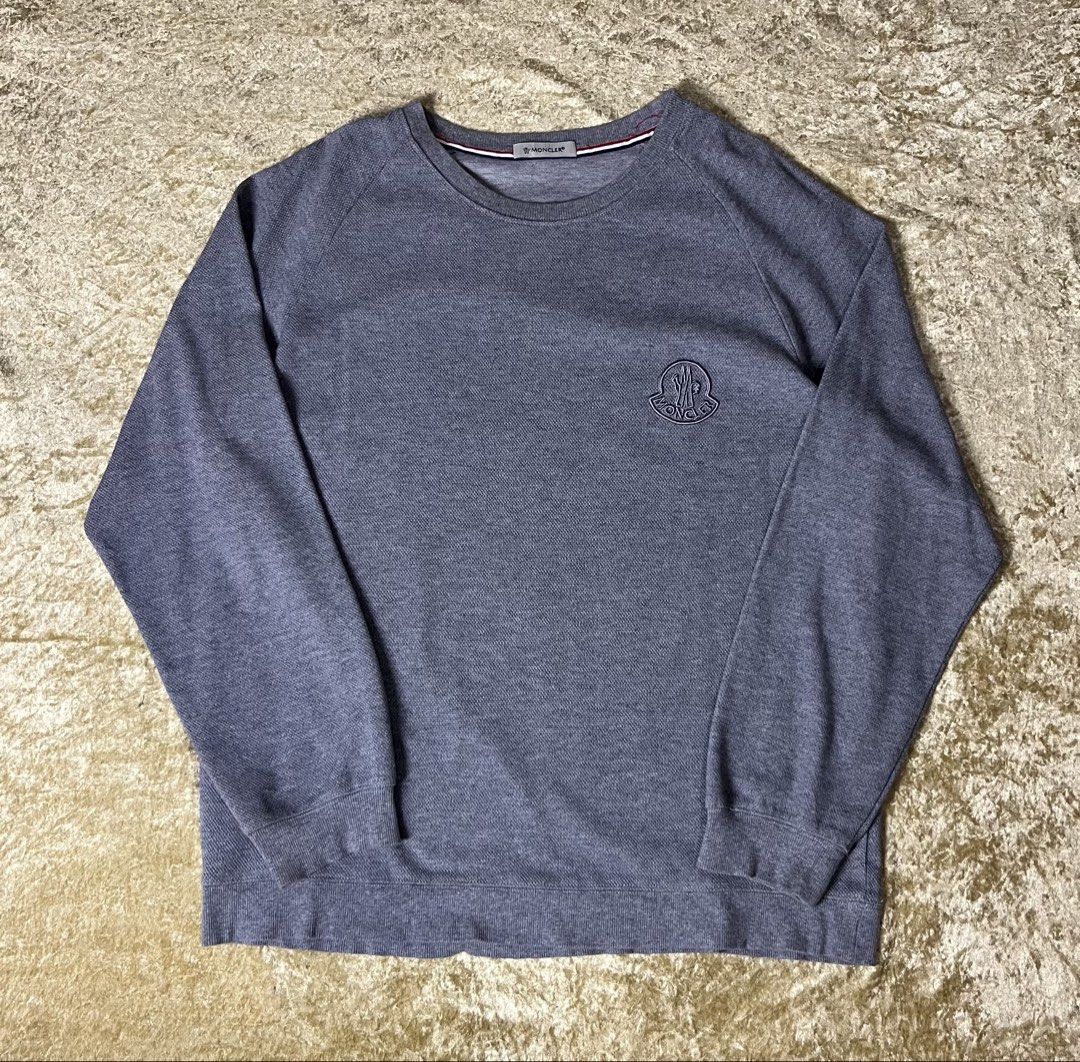 Moncler Longsleeve (Category: Hoodies) located in Iloilo. Submitted by alwen_thrifting (Listing ID 1463898206, Image 1). Description: Dimension: 23x28 Excellent condition Color Rate: 9.5/10 Flawless .
