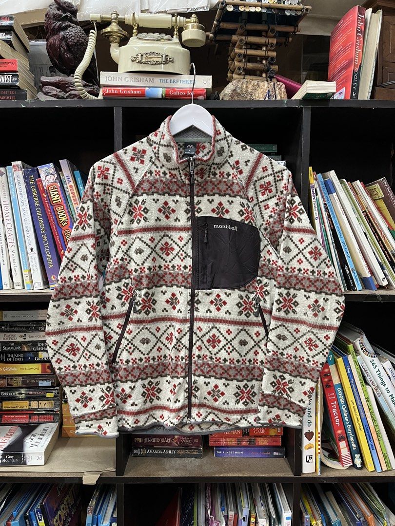 Montbell Climaplus 100 Nordic Pattern Zippered Fleece Jacket (Category: Coats, Jackets and Outerwear) located in Baguio. Submitted by feelathome (Listing ID 1463934291, Image 1). Description: Montbell Climaplus 100 Nordic Pattern Zippered Fleece Jacket Tag size: Large (for her) Width: 20 Length: 24 Excellent condition 1,450php Free nationwide shipping. Read the description and check all photos carefully before buying. If you have any questions fe