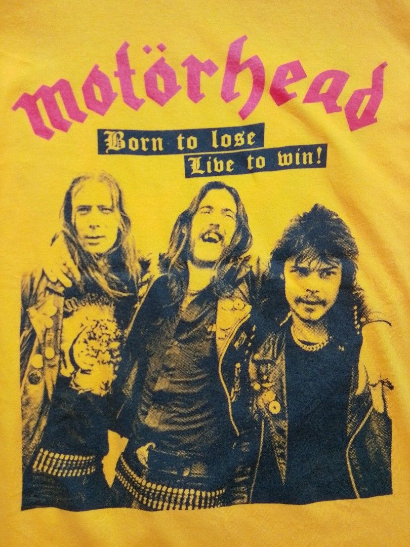 MOTORHEAD ♠ (Category: Tshirts & Polo Shirts ) located in Batangas. Submitted by 68.thrifts (Listing ID 1463805830, Image 1). Description: 19 x 26 good condi. issue: cut tag.
