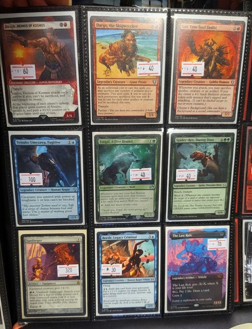 [MTG] Binder Collection 2 (Category: Raw Singles) located in Paranaque City. Submitted by topdeckph (Listing ID 1463829306, Image 1). Description: - Selling a collection of Magic The Gathering 💯 Authentic. - Hard cased / Double sleeved upon delivery. - Mint to Near Mint condition. - Prices are marked on each card. - Perfect collection & additions for any MTG player..