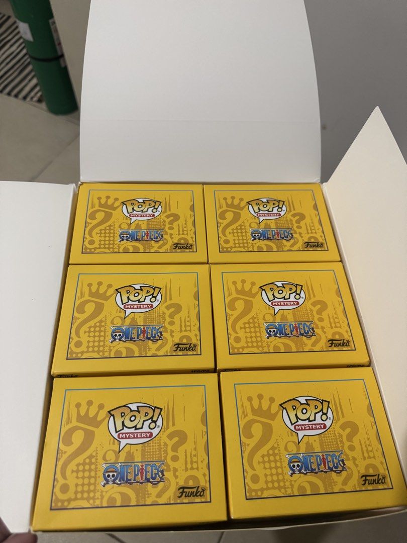 Mystery Funk Pop - One Piece (Category: Designer & Blind Box Toys) located in Manila. Submitted by fameous21 (Listing ID 1463747184, Image 1). Description: Mystery Funko Pop > Already opened/unboxed > Selling as a SET only > In Good Condition Location: BGC, Taguig.