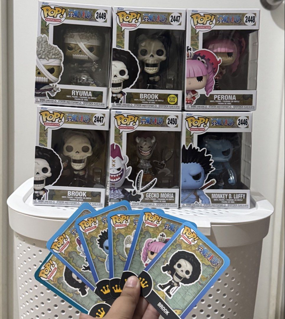 Mystery Funk Pop - One Piece (Category: Designer & Blind Box Toys) located in Manila. Submitted by fameous21 (Listing ID 1463747184, Image 3). Description: Mystery Funko Pop > Already opened/unboxed > Selling as a SET only > In Good Condition Location: BGC, Taguig.