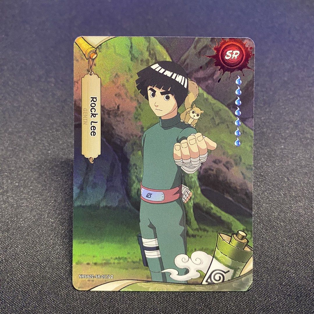 NARUTO KAYOU - ROCK LEE SUPER RARE (Category: Raw Singles) located in Taguig. Submitted by secrethideout_official (Listing ID 1463917664, Image 1). Description: Naruto Kayou - Rock Lee Super Rare (SR) ✅ firm price ✅ ignoring LP inquiry Location: Taguig📍 Shipping: J&T | LBC | Lalamove Payment: Gcash | Bank Transfer.