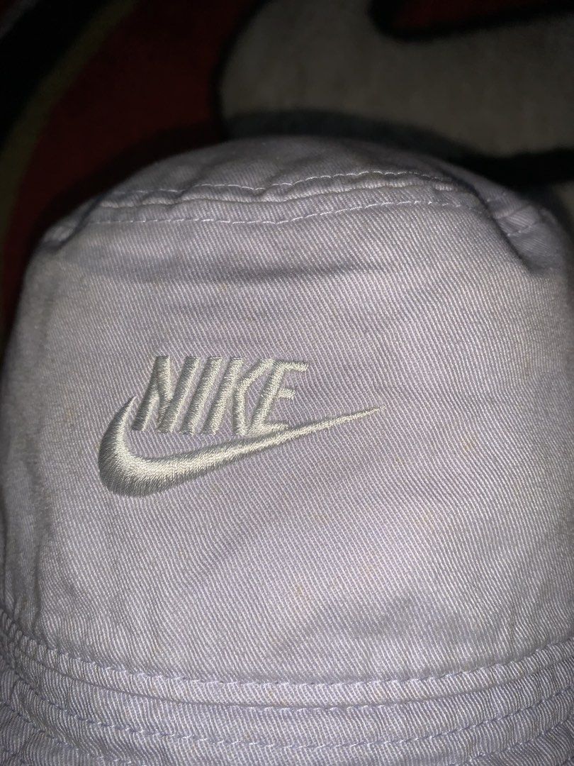 Nike Bucket Hat Lilac M/L (Category: Caps & Hats) located in Tayug. Submitted by cvcthrift (Listing ID 1463785039, Image 3). Description: - Light purple Nike bucket hat - Embroidered Nike logo - 100% cotton material - Size M/L - Ideal for sunny days and completing outfits - Easy to pack and wear.